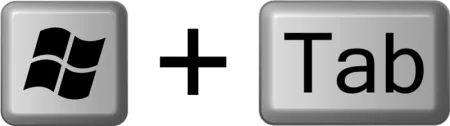 How to Tab Down on Windows?