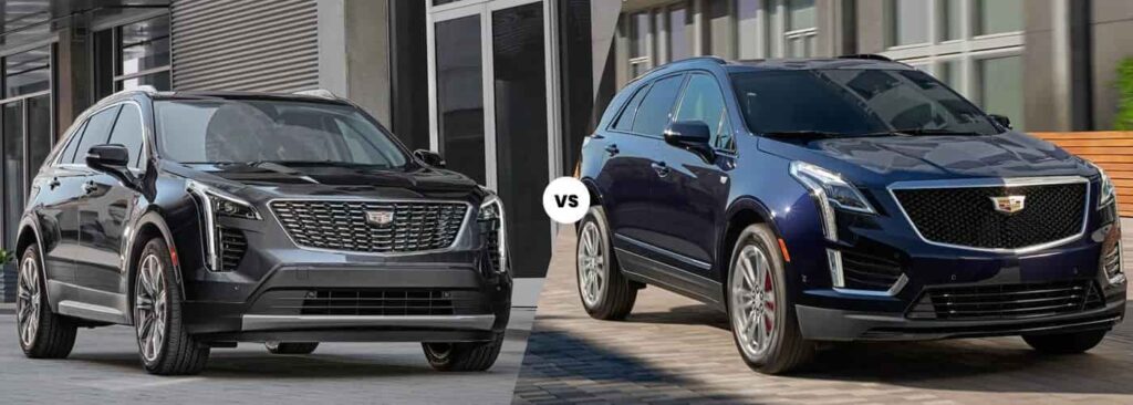 Vehicle Type and Size of Cadillac Xt4 vs Cadillac Srx