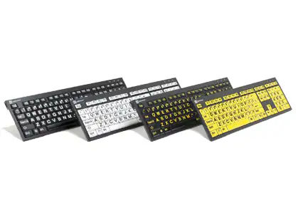 Who Benefits from a Large Type Keyboard?