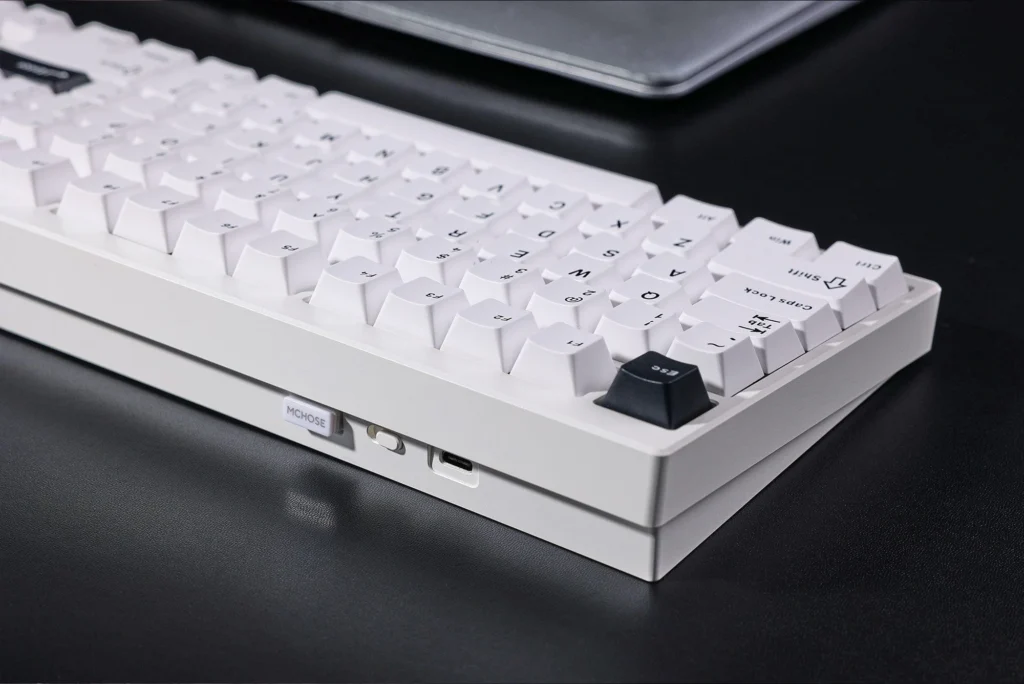 Typing Experience on Black Keyboard With White Keys